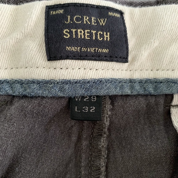 J. Crew 484 Slim-Fit stretch Chino Gray 29x32 - Picture 3 of 3